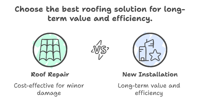 New Installation vs. Roof Repair in Collegeville PA: Making the Right Choice